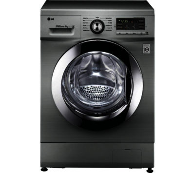 LG F1296TDA7 Washing Machine - Steel